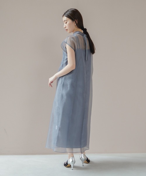 【kaene】アシメオーガンジードレス カエン　結婚式　ドレス kaene｜アシメオーガンジードレス | Rakuten Fashion(楽天