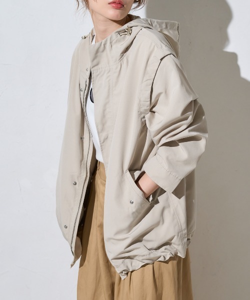 TRIANGLE PALETTE マウンテンパーカー ウインドブレーカー 2WAY