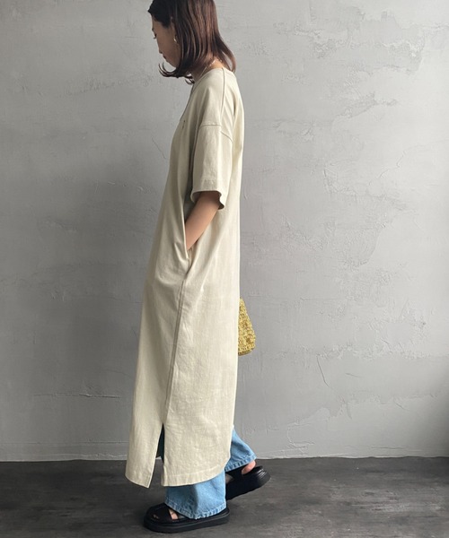 チャムス　ワンピース CHUMS（チャムス） シアチャッカーストレッチワンピース Seerchucker