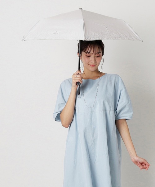 LANVIN en Bleu 折りたたみ傘 遮光晴雨兼用折りたたみ日傘