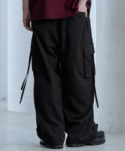 clelパンツ CLEL（クレイル） スラックス 「CLEL」Prime TR Front Zip Bondage