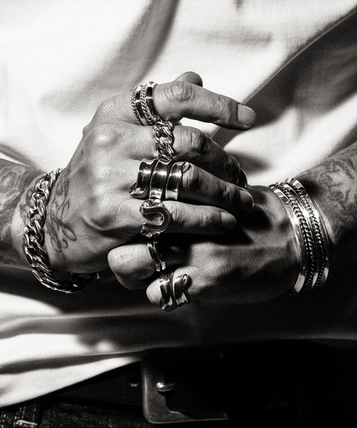 CRIMIE（クライミー） ブレスレット PYRAMID STUDS GUADALUPE SILVER