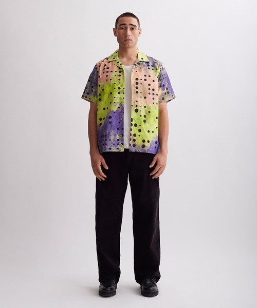 Saturdays NYC シャツ Canty Dots SS Shirt メンズ : ZOZOTOWN