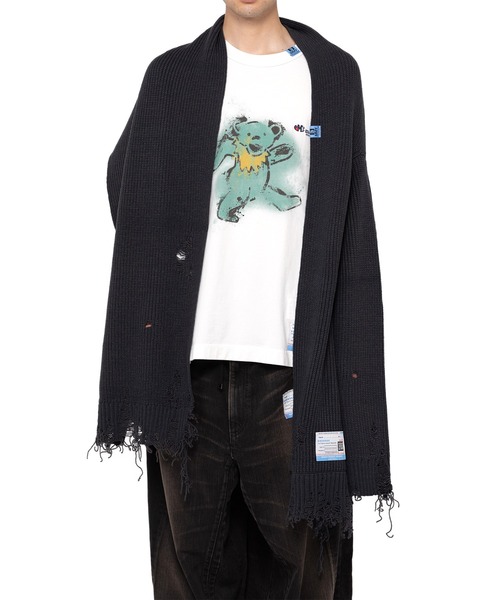 MAISON MIHARA YASUHIRO マフラー ストール Knit Sleeve Stole