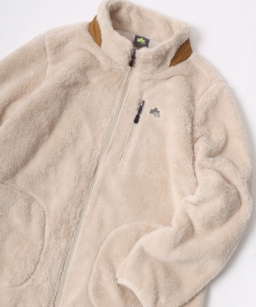 LOGOS（ロゴス） ジャケット ブルゾン シャギーボアフリース スタンド