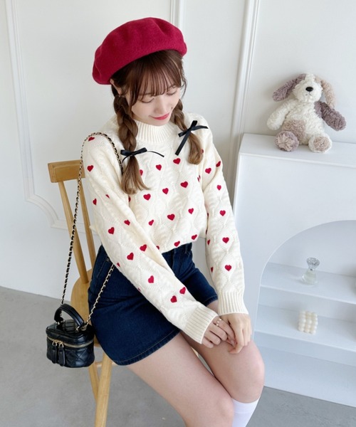 WE11DONE ケーブル編み ジップアップセーター JIGGYS SHOP ニットセーター メンズ トップス ワッフル編み