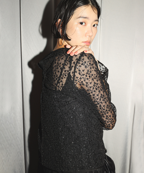 【未使用、未着用】スローブイエナ　habiレースブラウス SLOBE IENA（スローブイエナ）の「habiレースブラウス（シャツ