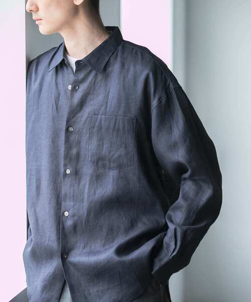 URBAN RESEARCH シャツ LinenOverShirts メンズ : ZOZOTOWN
