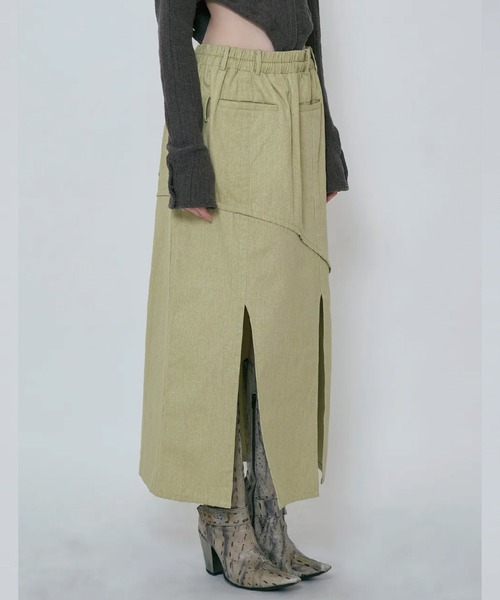 viavanda スカート VIAVANDA スカート BELT BAG 2WAY LONG SKIRT : ZOZOTOWN Yahoo