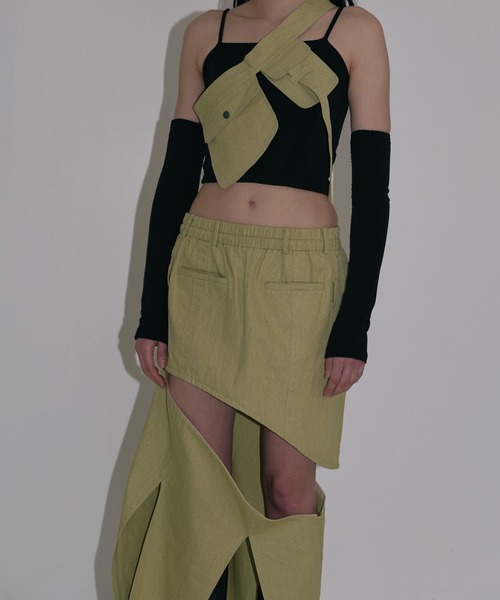 VIAVANDA スカート BELT BAG 2WAY LONG SKIRT : ZOZOTOWN Yahoo