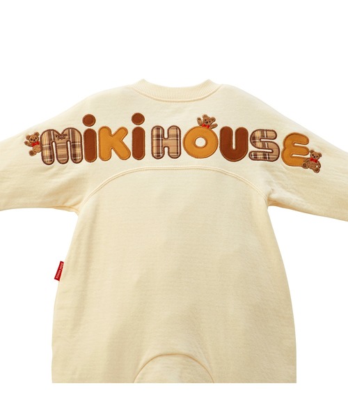 ミキハウス バックロゴロンパース 80と90