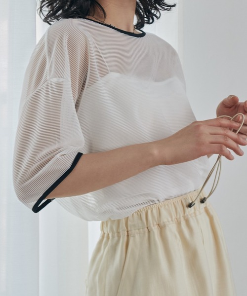 tシャツ シアーリンガーTシャツ レディース FRAMeWORK tシャツ シアーリンガーTee レディース : ZOZOTOWN