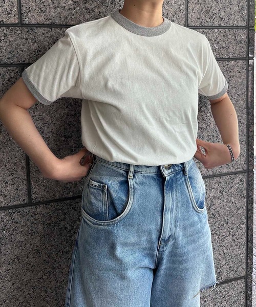 CROSS & STITCH tシャツ 半袖 CROSS ＆ STITCH / オープンエンド