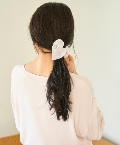 SNIDEL HOME ヘアクリップ パールハートバンス : ZOZOTOWN Yahoo