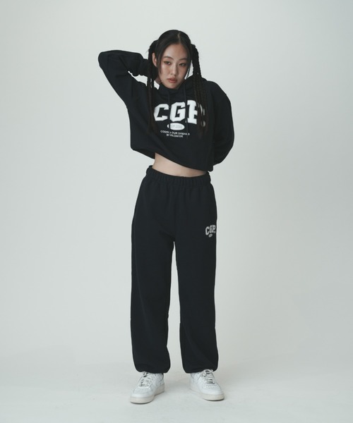 パーカー (Women) CGP Arch Logo Crop Hoodie レディース Women) CGP Arch Logo Crop Hoodie（パーカー）｜codegraphy