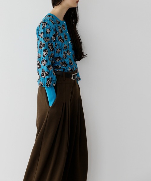 KATRIN TOKYO カーディガン Katrin TOKYO カーディガン vintagelike flower jacquard knit