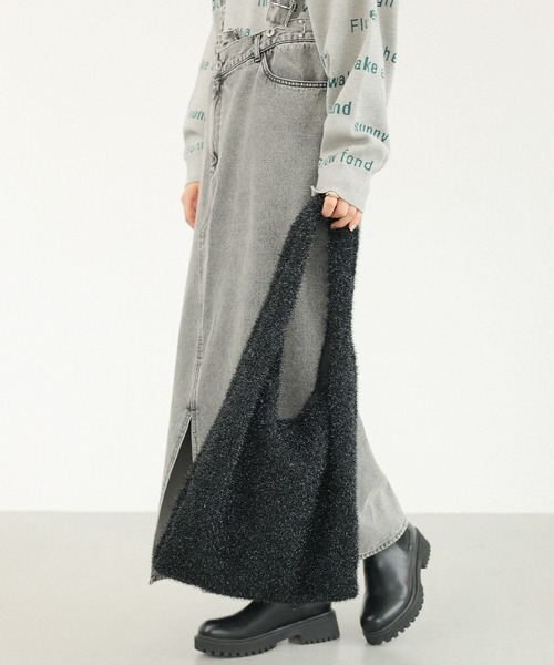 いちご様確認用 LEPSIM（レプシィム） ショルダーバッグ バッグ ラメニットショルダー