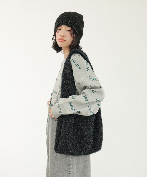 LEPSIM（レプシィム） ショルダーバッグ バッグ ラメニットショルダー