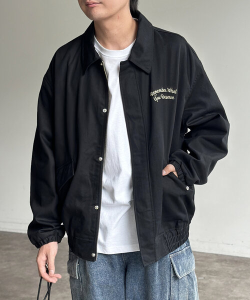 【CPCM】トラ刺繍ZIPブルゾン・L新品【チャオパニック・Ciaopanic】 CPCM ブルゾン アウター トラ刺繍ZIPブルゾン レディース メンズ