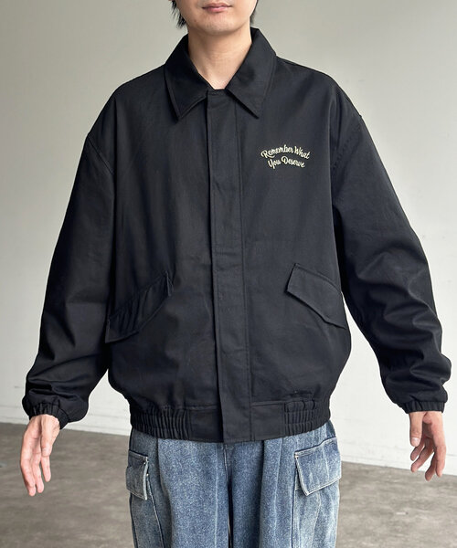 CPCM ブルゾン アウター トラ刺繍ZIPブルゾン レディース メンズ