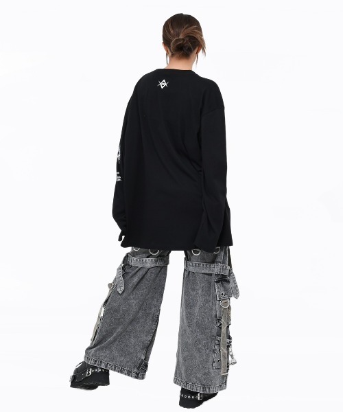 REFLEM（レフレム） tシャツ 「REFLEM/レフレム」天秤プリントL/S Tee