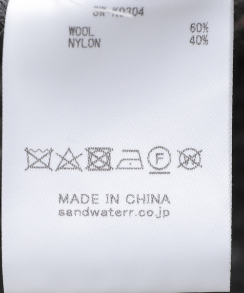 セーター ニット 「SandWaterr / サンドウォーター」RESEARCHED BOAT