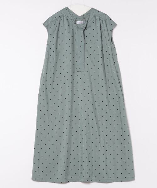 LA MARINE FRANCAISE」 半袖ワンピース FREE グリーン レディース  