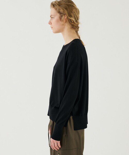 GALERIE VIE ニット セーター プレーンウール クルーネックプル