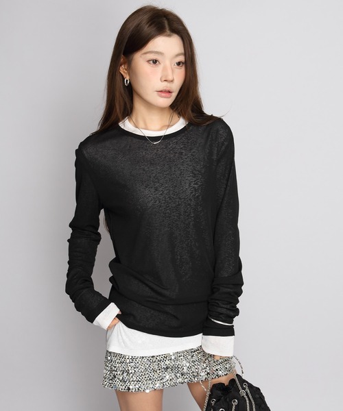 tシャツ 「全13色」選べるサイズ シアーTシャツ レディース : ZOZOTOWN