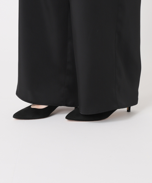 ♡美品♡　セオリー　2021　カーゴ　イージーパンツ　サテン　黒　手洗い可 ♡美品♡ セオリー 2021 カーゴ イージーパンツ サテン 黒