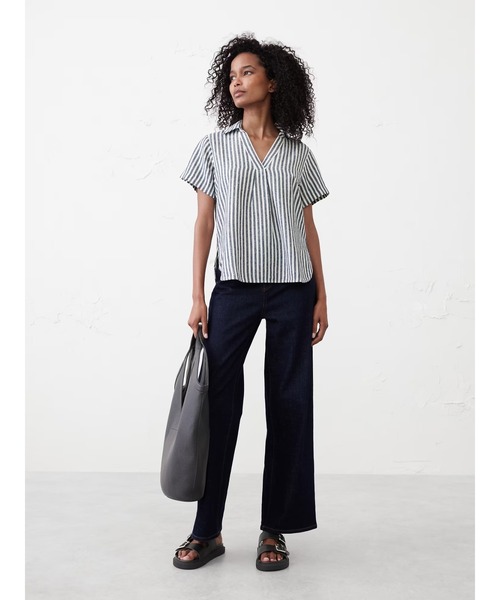 BANANA REPUBLIC ブラウス シャツ FACTORY STORE リネンブレンド
