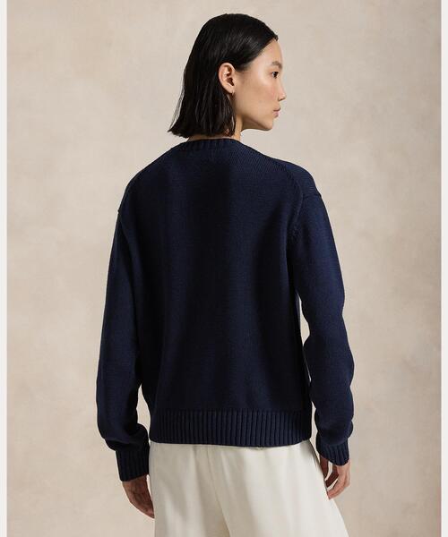 ラルフローレン　サマーニットPolo ベア コットン クルーネック セーター POLO RALPH LAUREN - ラルフローレン サマーニットPolo ベア コットン