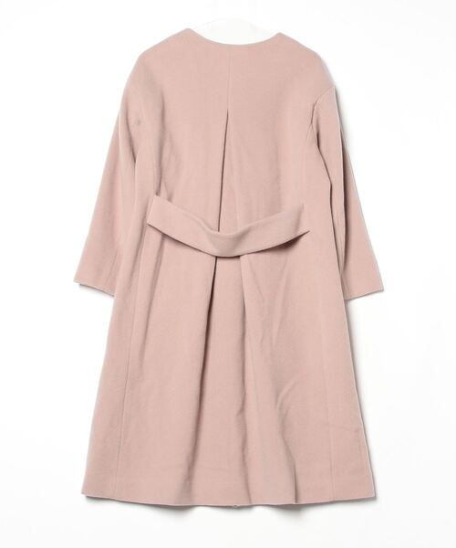 「PROPORTION BODY DRESSING」 ノーカラーコート MEDIUM ピンク レディース_画像2