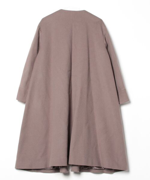 JOURNAL STANDARD relume ノーカラーコートブラウン 38 JOURNAL STANDARD relume（ジャーナルスタンダード レリューム） ノー