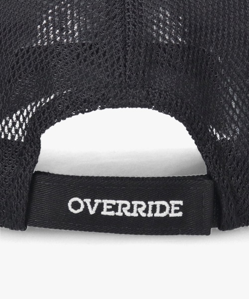 override キャップ 帽子 OVERRIDE LOGO LABEL VENTED 6P CAP