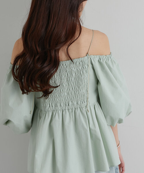 超格安価格 La boutique Bonbon ブラウス シャツ バルーンスリーブ トップス