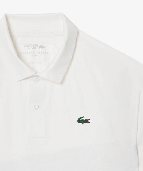 LACOSTE ポロシャツ 「ジョコビッチ」コートラインシームレス