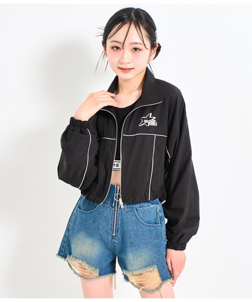 ANAP GiRL（アナップガール） ブルゾン アウター メタリックライン