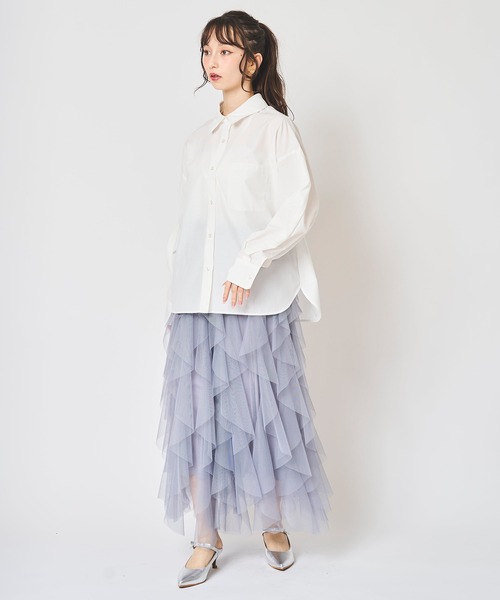 31 Sons de mode スカート ボリュームチュールフリルスカート
