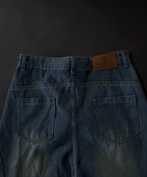 EFFECTION ジーンズ // vintage wash wide balloon buggy curve denim