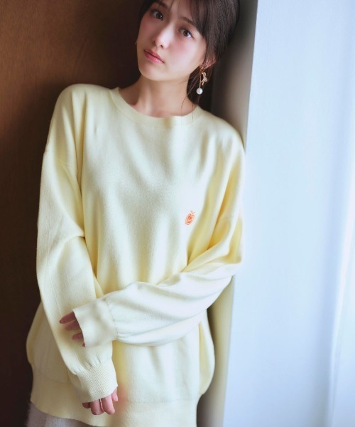tシャツ ユニセックスワンポイント刺繍ニット レディース メンズ LANTINAM tシャツ ユニセックスワンポイント刺繍ニット