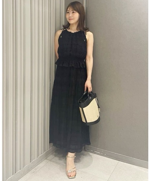 シフォン CELFORD ワンピース ギャザーシフォンセットアップ : ZOZOTOWN