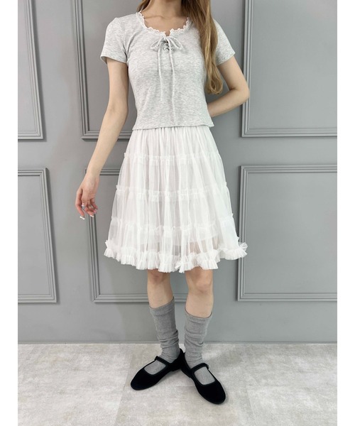 スカート 「PHILLY」チュールミニスカート : ZOZOTOWN Yahoo!店