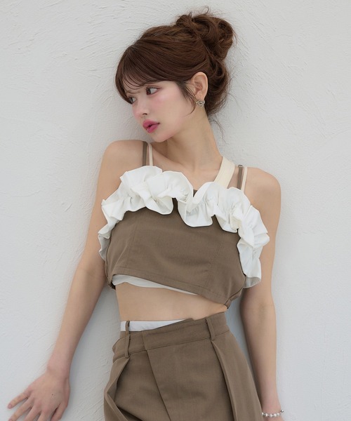 T. japan frill bustier 【新品】 frill bustier - T. japan｜official online shop