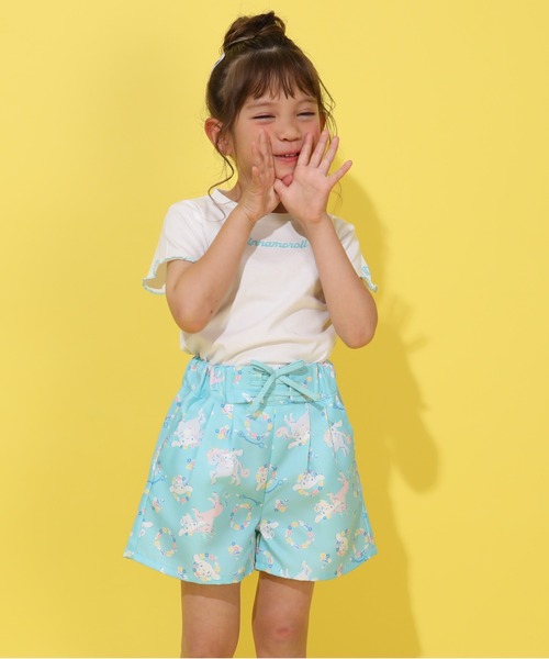 sanrio（サンリオ） パンツ 総柄レースアップ ショートパンツ 0618K