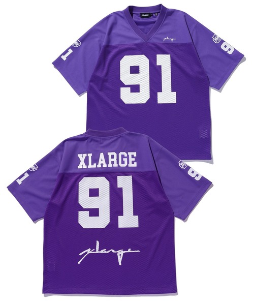 XLARGE ジャージ DISTORTION FOOTBALL JERSEY メンズ レディース