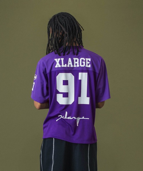 その他 football jersey XLARGE ジャージ DISTORTION FOOTBALL JERSEY メンズ レディース
