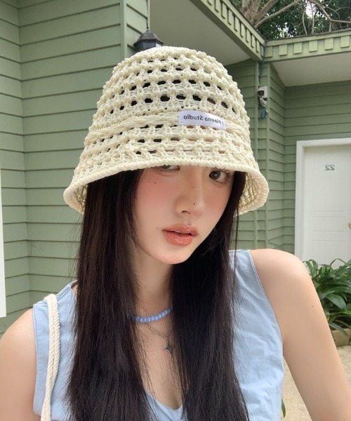 【Marchen】Clossy knit bucket hat バケットハット 帽子 KNITTED BUCKET HAT ニットバケットハット｜COS コス 公式