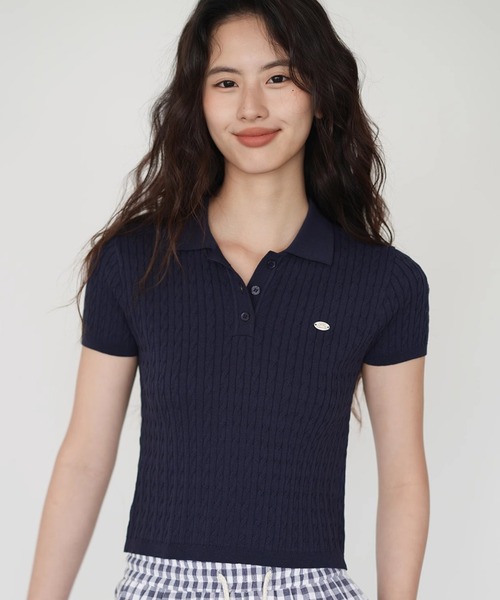tシャツ ニットポロトップス EM25s082「EIGHTHMONTH」 レディース