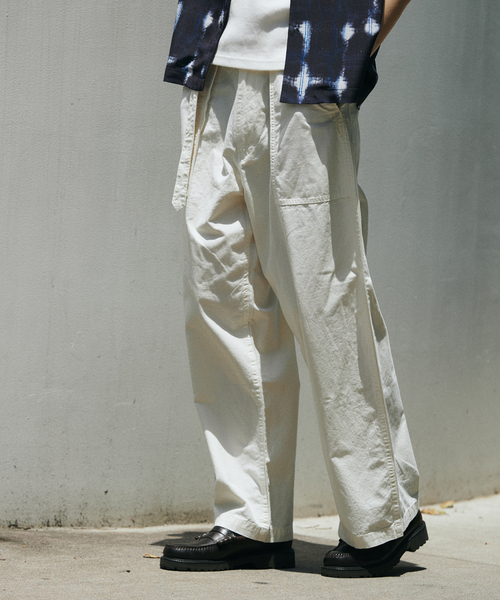 JOURNAL STANDARD カーゴパンツ コットン リネン ベルテッド
